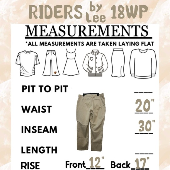 RIDERS by Lee Easy Care Jeans NWOT - Picture 5 of 5